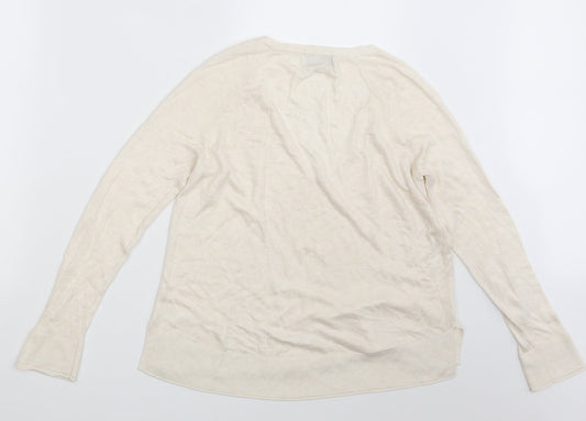 Stradivarius Womens Beige Pullover Sweatshirt Size S