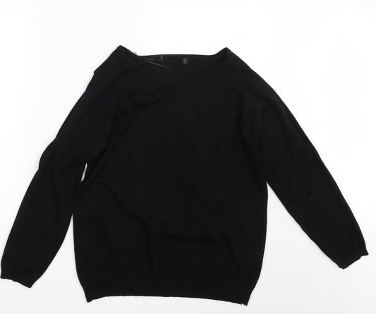 Preworn Womens Black Pullover Sweatshirt Size XL