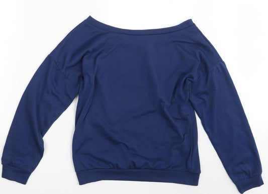 Preworn Womens Blue Pullover Sweatshirt Size S