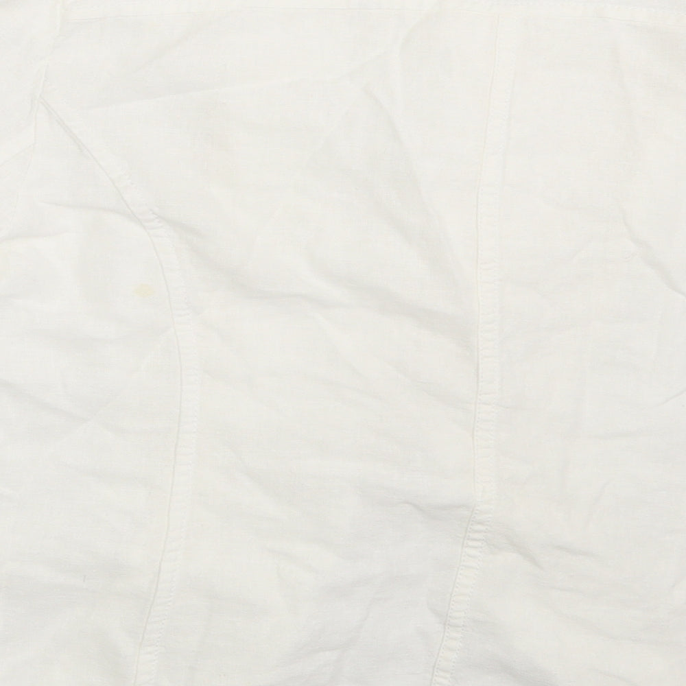 George Womens Ivory Jacket Blazer Size 14