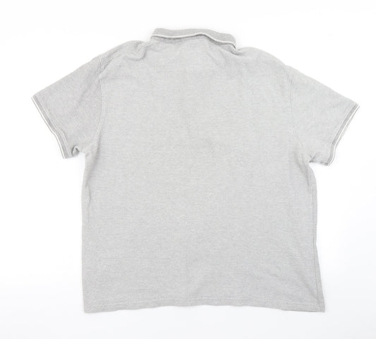 Peacocks Mens Grey Polo Size XL