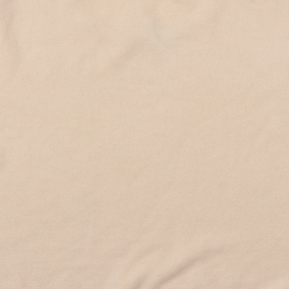 Marks and Spencer Womens Pink Knit Basic T-Shirt Size 18