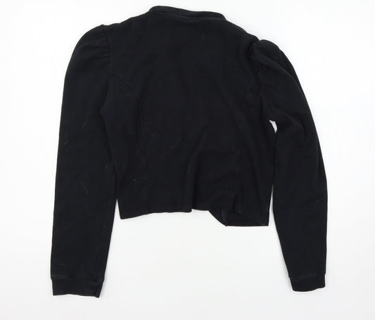 Casual Clothing Girls Black Jersey Jacket Size L