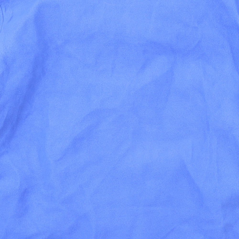 Anne De Lancay Womens Blue Pea Coat Coat Size 20