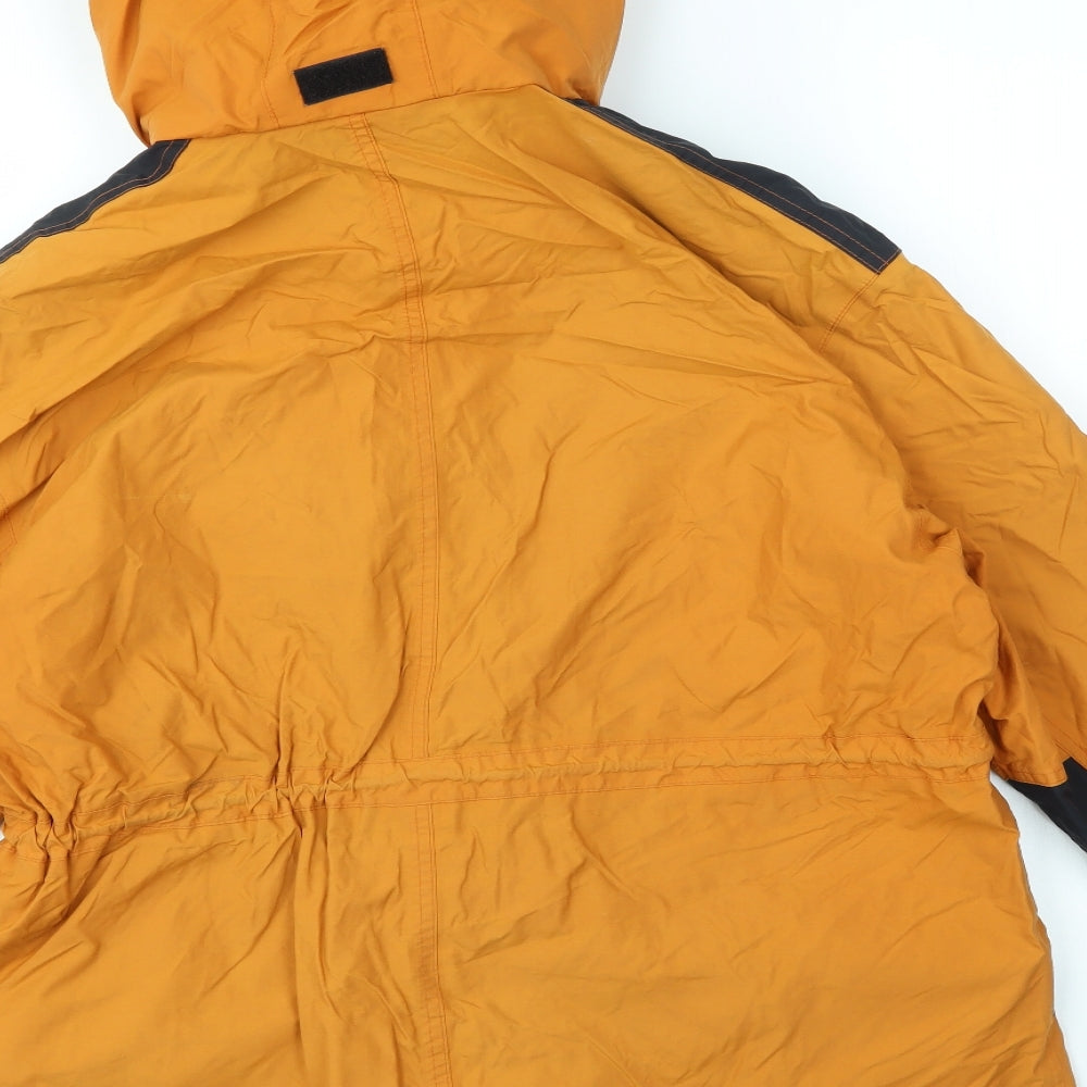 M&S Womens Orange Jacket Coat Size 12