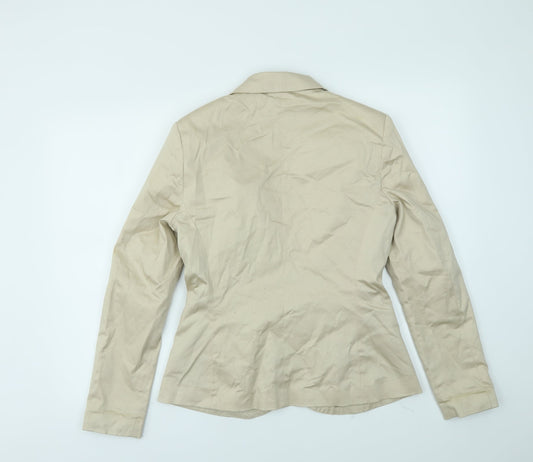 Stradivarius Womens Beige Jacket Blazer Size L