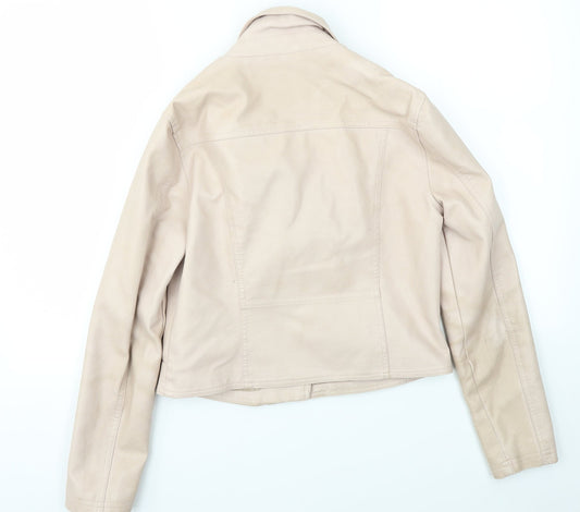 New Look Womens Pink Jacket Coat Size 10