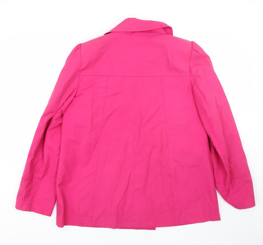 BHS Womens Pink Jacket Coat Size 12