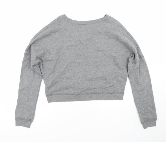 Hollister Womens Grey Pullover Sweatshirt Size S