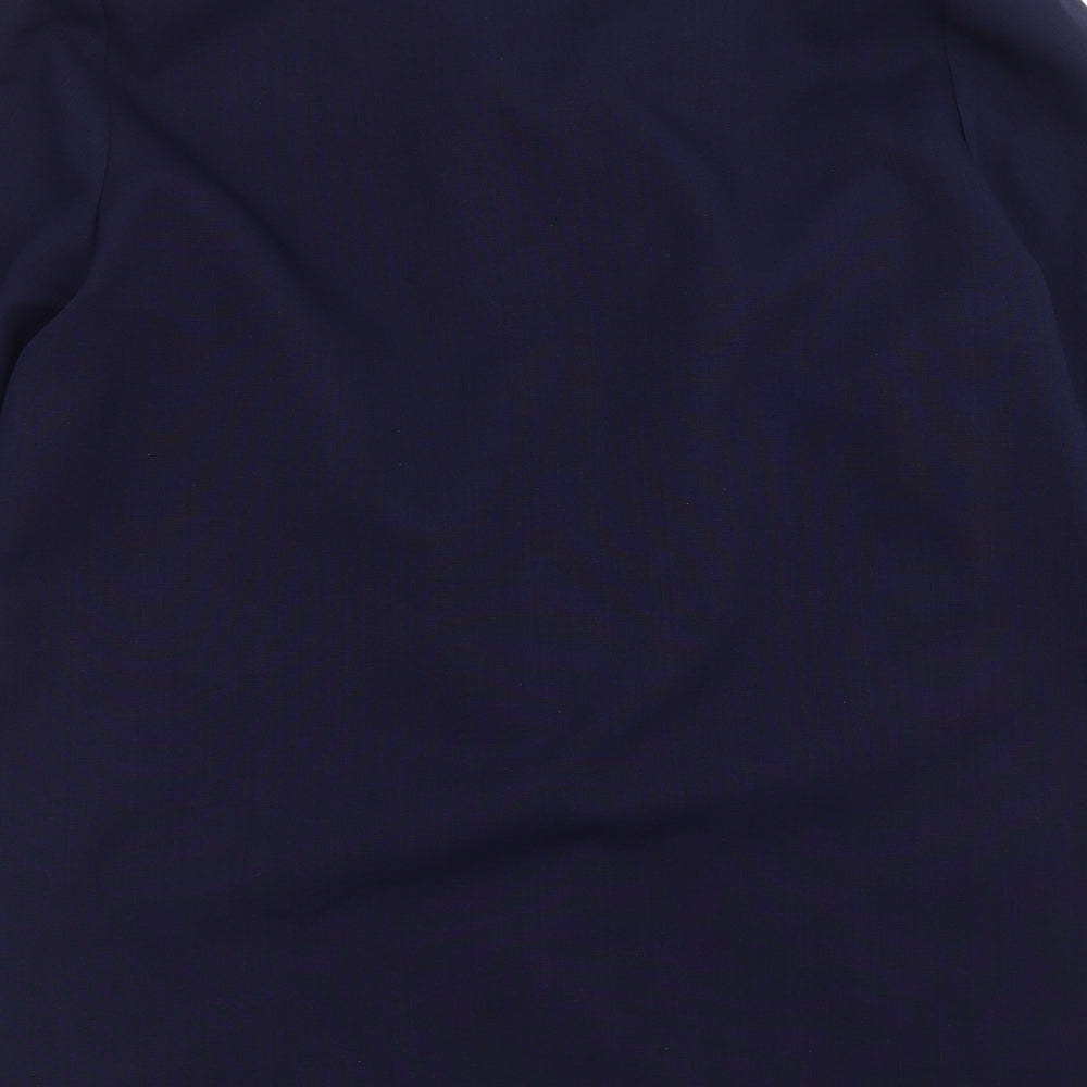 Slimma Womens Blue Jacket Suit Jacket Size 14