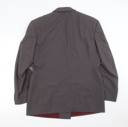 A.W French Mens Grey Jacket Suit Jacket Size 44