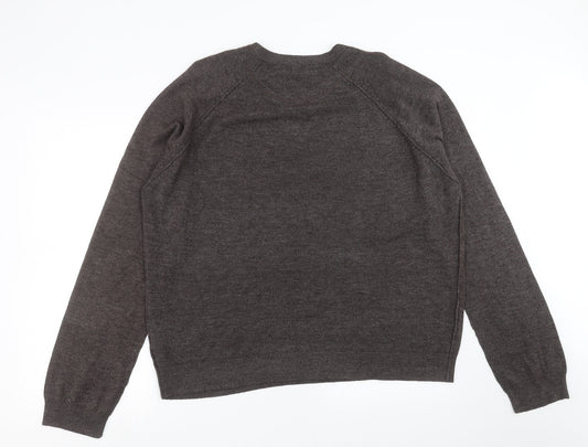 UrbanSpirit Mens Brown Knit Pullover Jumper Size L