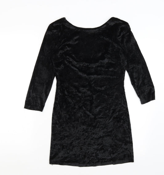 Preworn Womens Black Bodycon Size XS