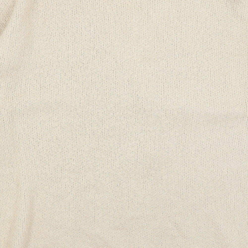Topshop Womens Beige Cardigan Jumper Size XS