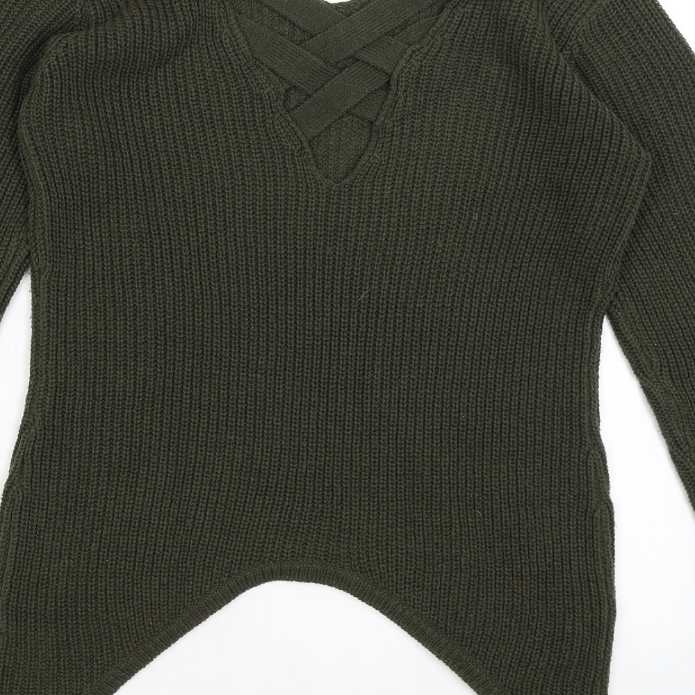 Select Womens Green Pullover Jumper Size 10