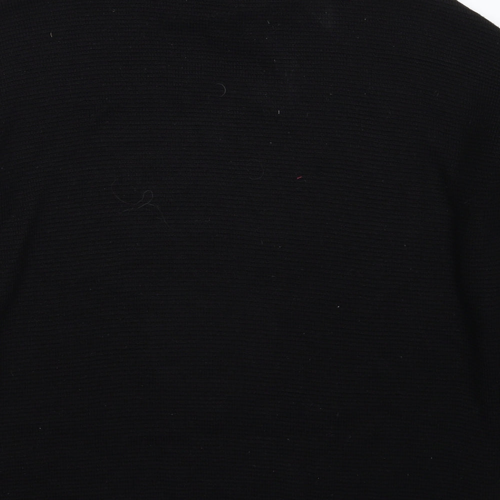 New Look Womens Black Knit Pullover Jumper Size 12