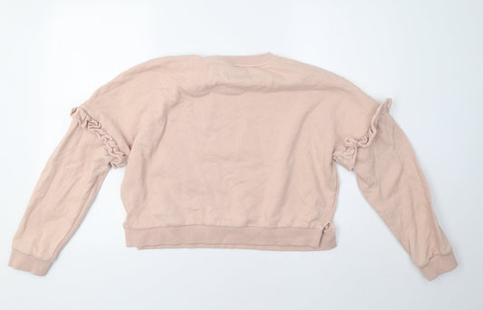 Urban Classics Womens Pink Pullover Sweatshirt Size M
