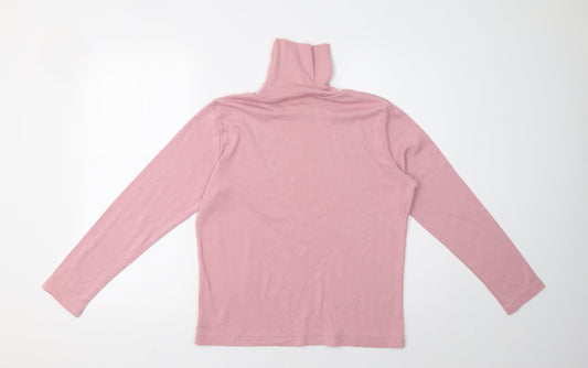 Viz a Viz Womens Pink Pullover Sweatshirt Size 14