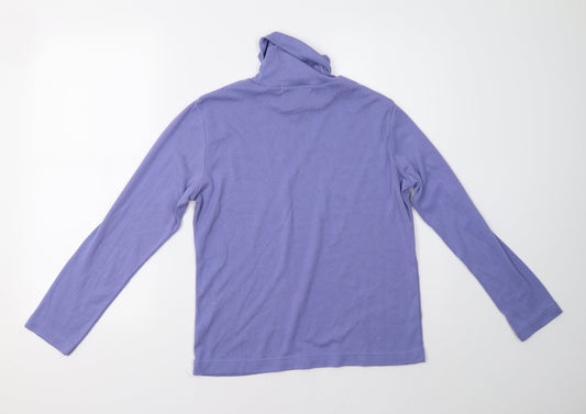 Viz a Viz Womens Purple Pullover Sweatshirt Size 14