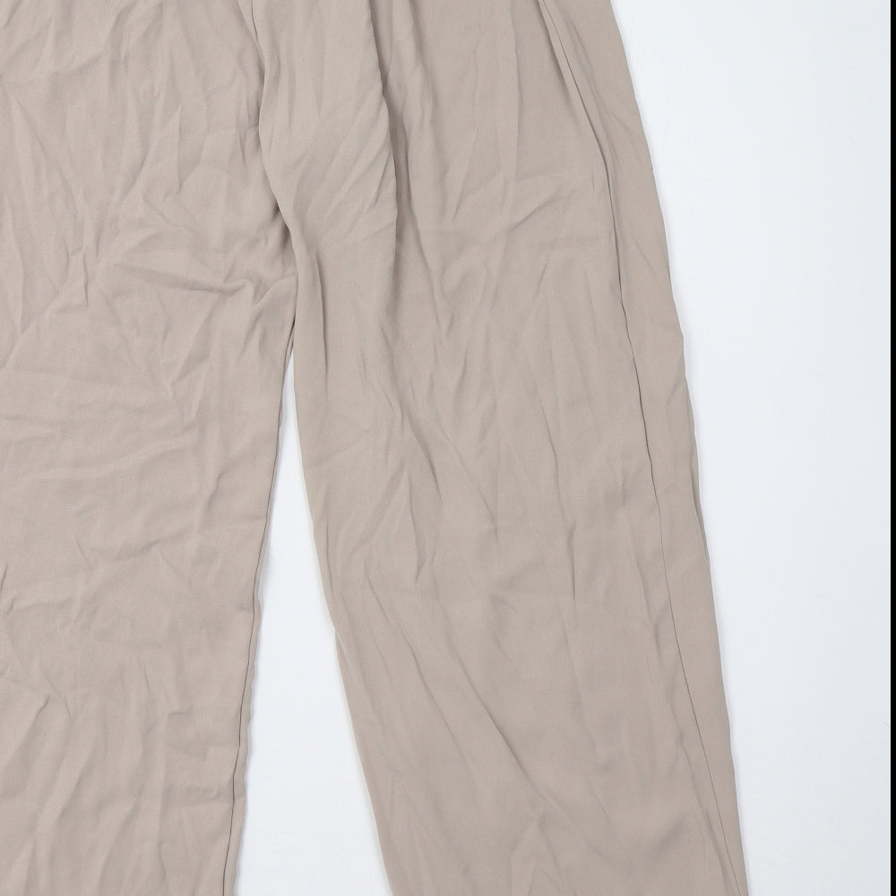 essence Womens Beige Trousers Size 18 L30 in