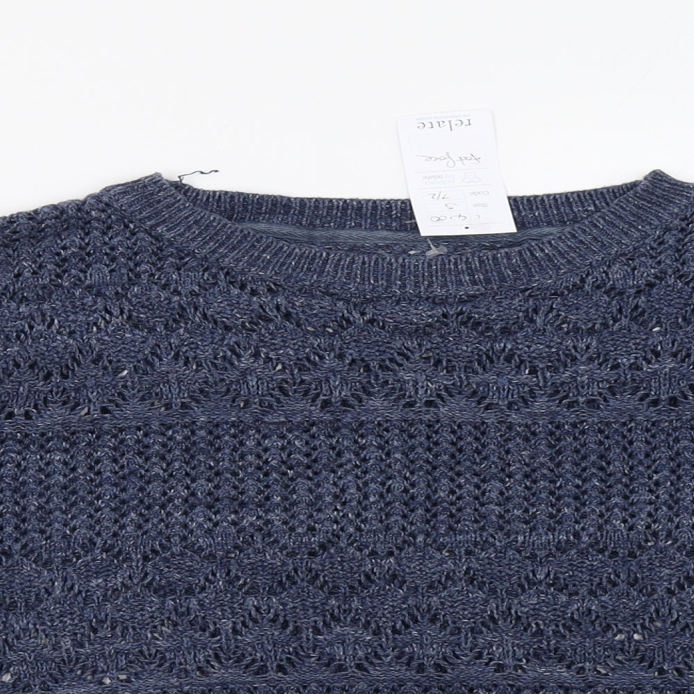 fatface Womens Blue Pullover Sweatshirt Size S