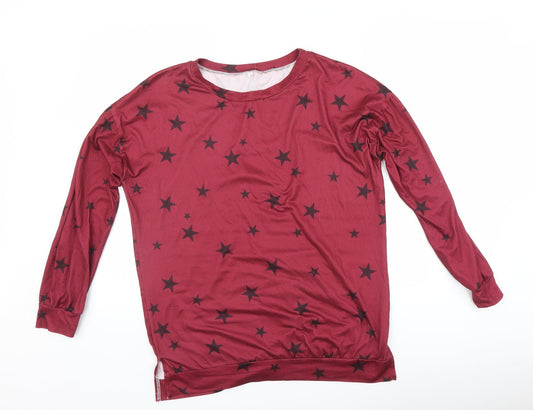 Preworn Womens Pink Pullover Sweatshirt Size M