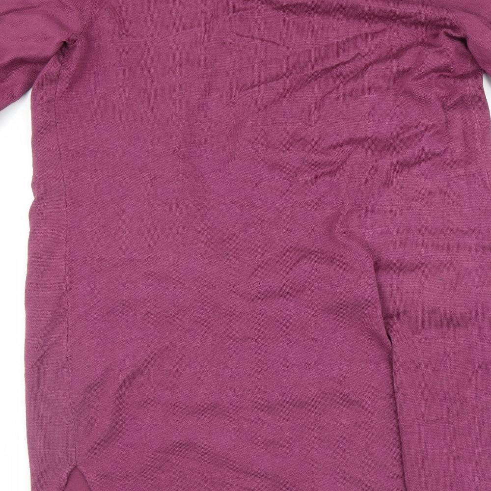 Michele Hope Womens Purple Cardigan Jumper Size 12