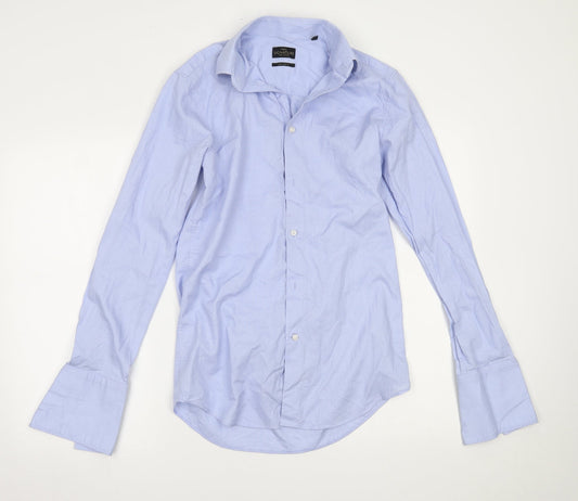 NEXT Mens Blue Button-Up Size 14.5