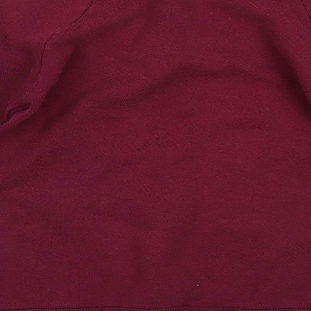 Fruit of the Loom Womens Purple Pullover Jumper Size S