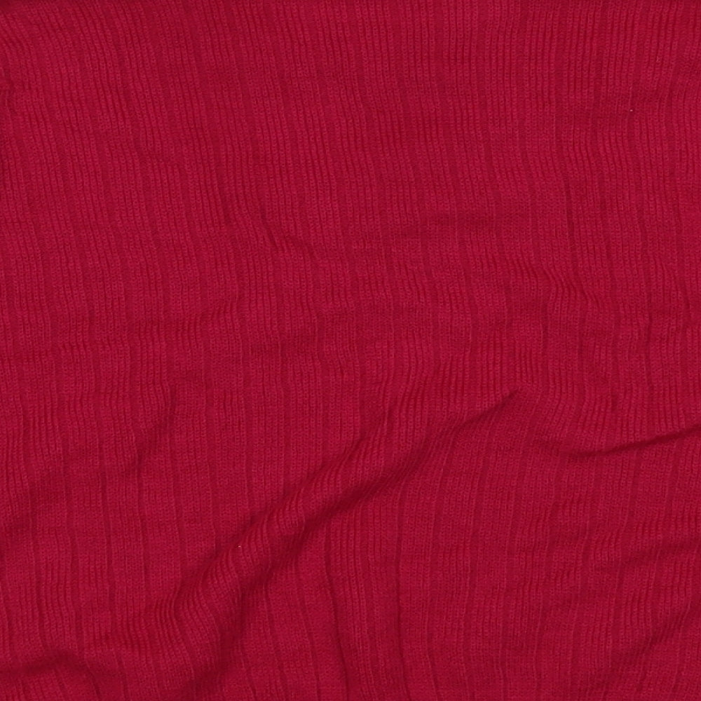 Preworn Womens Pink Pullover Jumper Size 16
