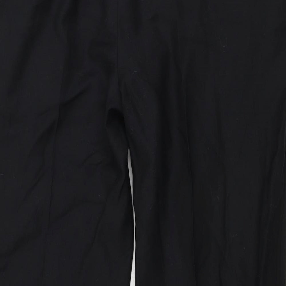 Marks and Spencer Womens Black Trousers Size 40 in L29 in