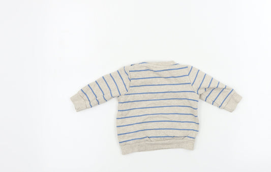 F&F Boys Green Pullover Jumper Size 0-3 Months