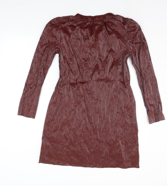 ASOS Womens Brown A-Line Size 8