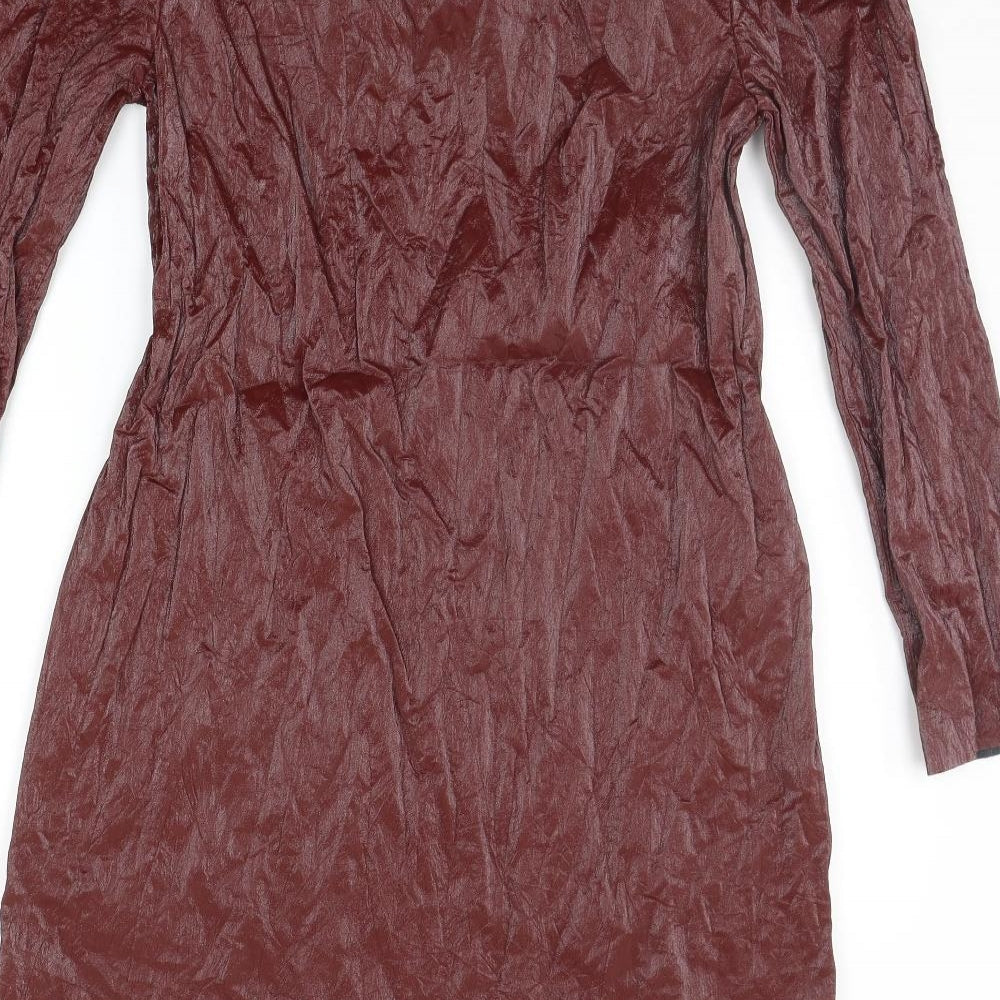 ASOS Womens Brown A-Line Size 8