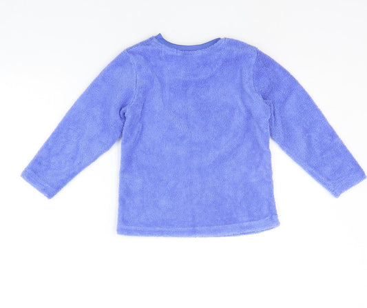 b&M Girls Blue Solid Top Pyjama Top Size 4-5 Years - dinosaur