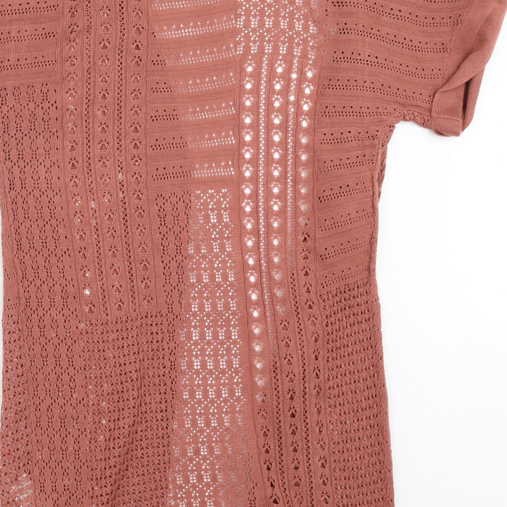 Evie Womens Pink Cardigan Jumper Size 8