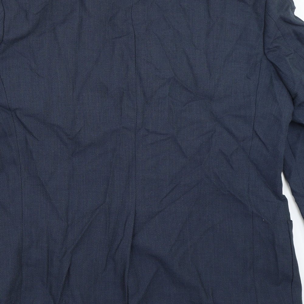 Marks and Spencer Mens Blue Jacket Blazer Size 40