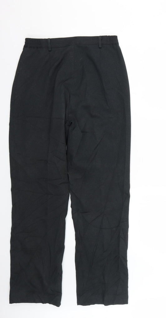 osan b Womens Grey Trousers Size 12 L28 in