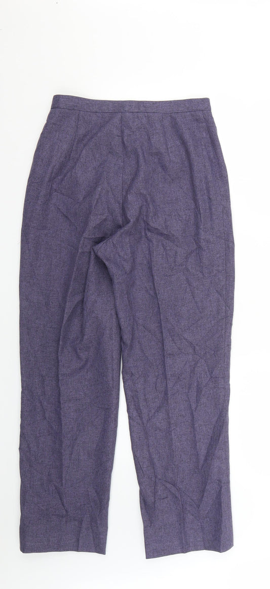 scott & taylor Womens Purple Trousers Size 10 L26 in