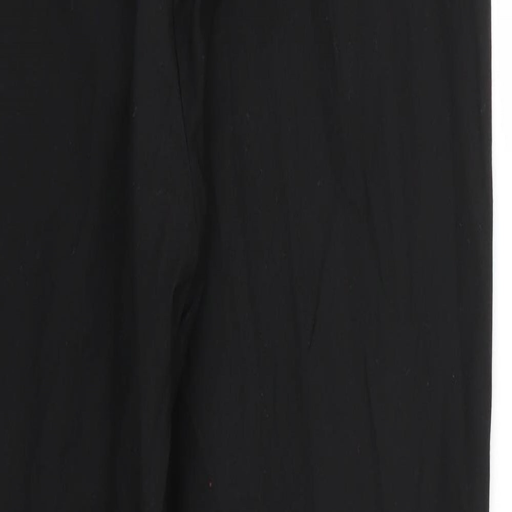Marks and Spencer Womens Black Trousers Size 12 L28 in