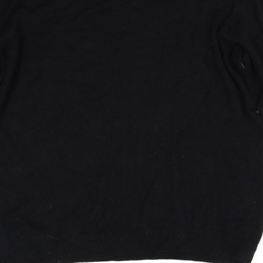 Dorothy Perkins Womens Black Knit Pullover Jumper Size 18
