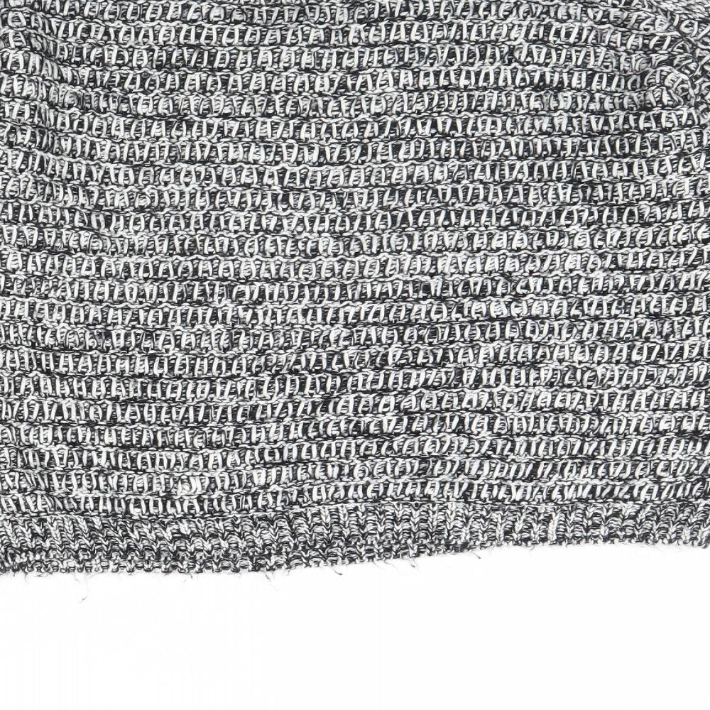 Topshop Womens Blue Herringbone Pullover Jumper Size 14