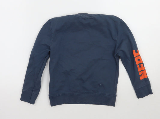 NERF Boys Grey Pullover Jumper Size 6 Years