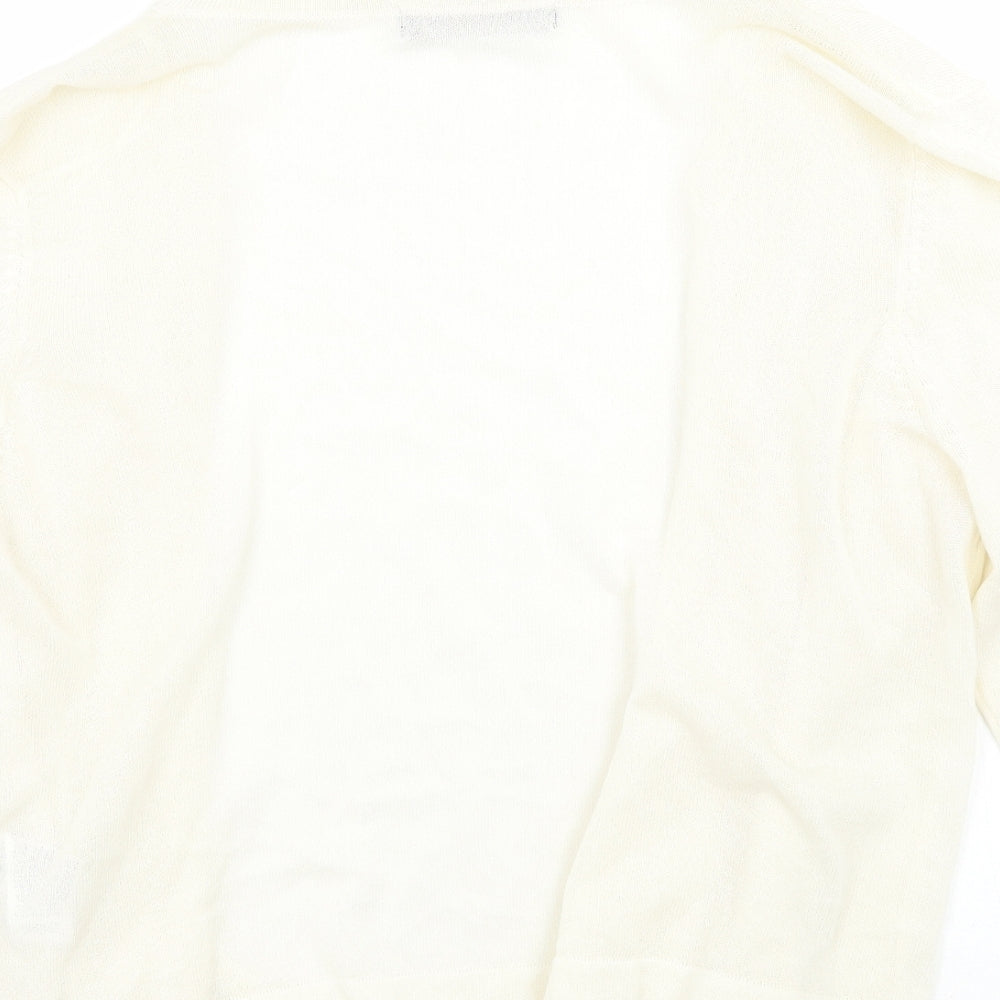 Marks and Spencer Womens Ivory Cardigan Jumper