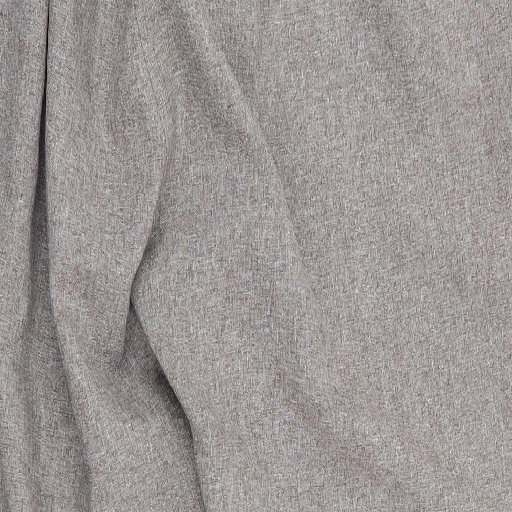 Preworn Womens Brown Trousers Size 12 L24 in
