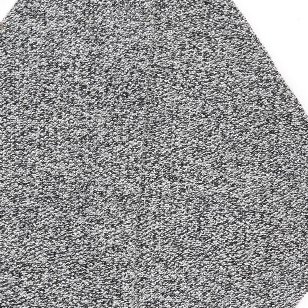 Lara Knit Womens Grey Houndstooth Cardigan Jumper Size 10 - Large Style Shrug