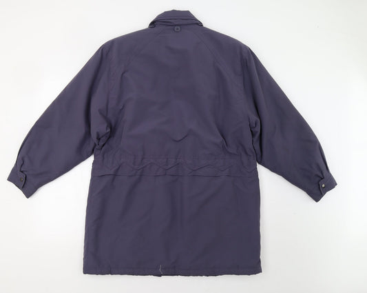 Drizzler Womens Blue Overcoat Coat Size 12