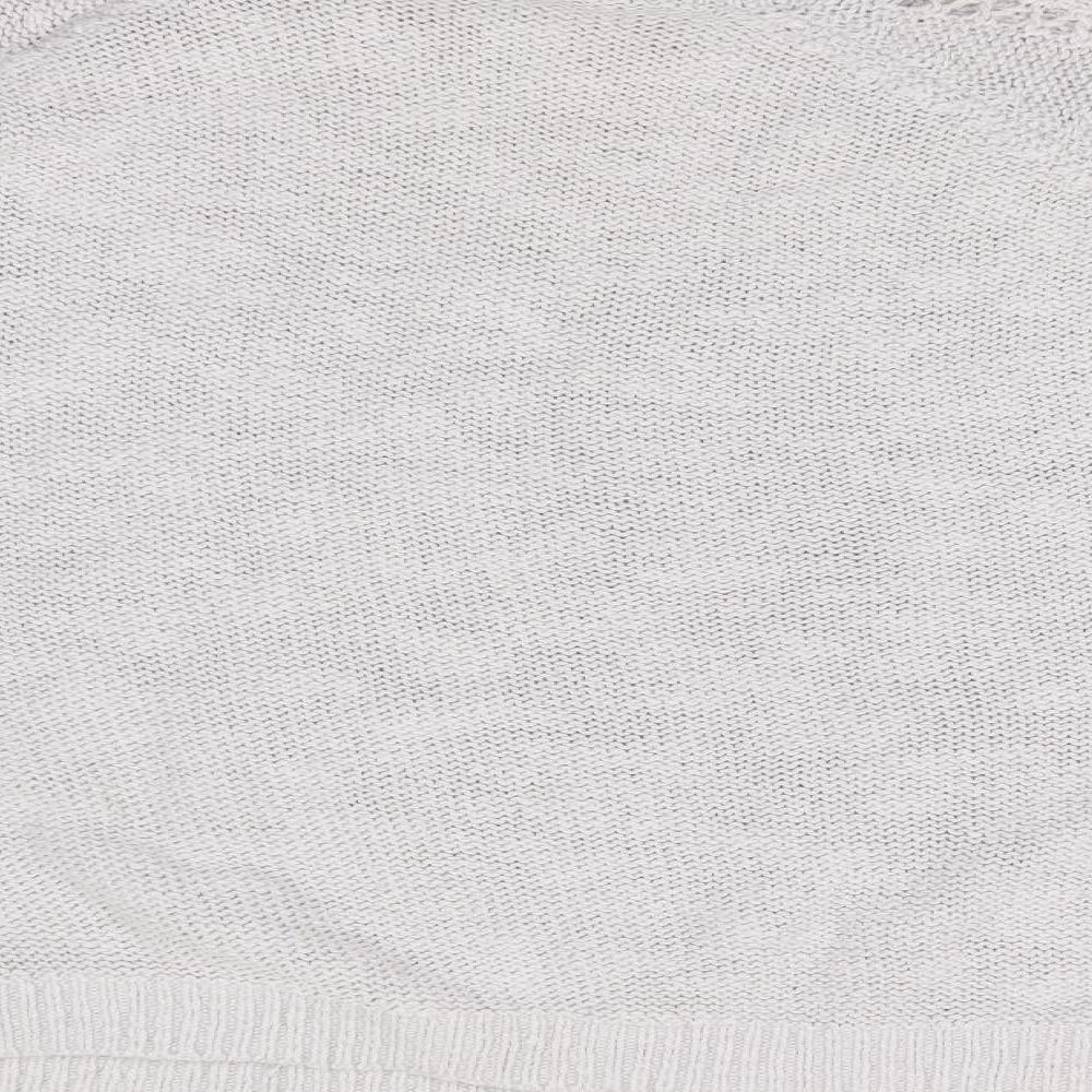 River Island Womens Grey Argyle/Diamond Pullover Jumper Size 12
