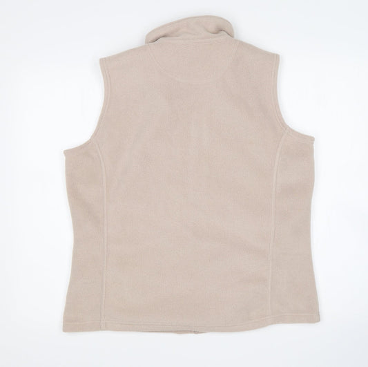 M&Co Womens Beige Vest Sweatshirt Size XL