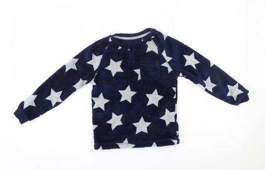 George Boys Blue Pullover Jumper Size 5-6 Years